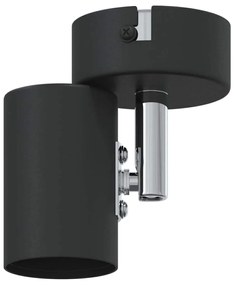 Spotlight de Teto 1 Via Ajustável Preto E27