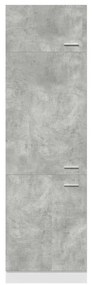 Armário para frigorífico “Lyon” 60x57x207 cm cinza