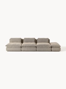 Sofá modular XL com pufe Felix