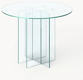 Mesa de jantar redonda de vidro Anouk, vários tamanhos