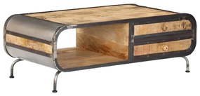 Mesa de centro 100x50x35 cm madeira de mangueira maciça