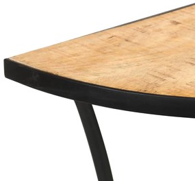 Mesa de apoio 110x40x77 cm madeira de mangueira maciça