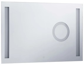 Espelho de parede LED c/ sensor tátil casa de banho 100x60 cm