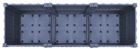 Canteiro elevado 120x40x38 cm polipropileno