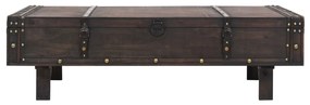 Mesa de centro contraplacado estilo vintage 120x55x35 cm