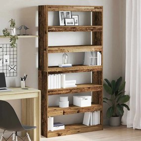 vidaXL Gabinete de Livros Castanho 100 x 30 x 198 cm