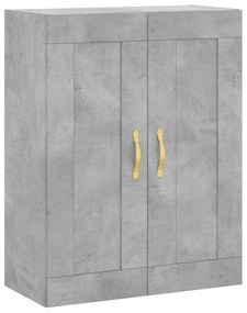 Armário alto 69,5x34x180 cm derivados de madeira cinza cimento