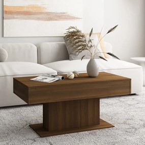 Mesa centro 96x50x45 cm derivados de madeira carvalho castanho
