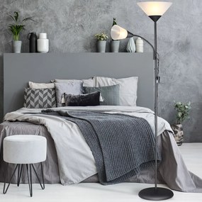 Candeeiro de pé Alissa Ø28 x 175 cm Preto