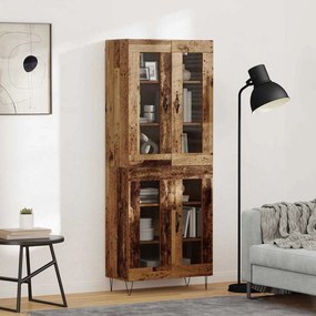 vidaXL Buffê Madeira Antiga 69,5 x 34 x 180 cm Madeira processada