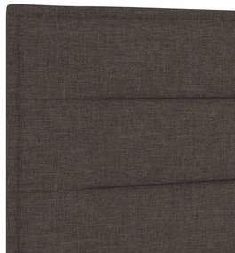 Cabeceira Design Linhas Castanho Escuro 180 cm Tecido