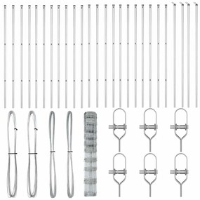 Cerca de Campo 1,2x50 m de Aço Galvanizado