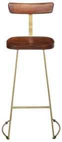 Bancos de bar 2 pcs 49x43x103 cm madeira de mangueira maciça