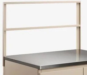 Painel 80x50 Cm Para Cozinha Modular De Exterior Em Aço Rivana Tapioca Bege - Sklum
