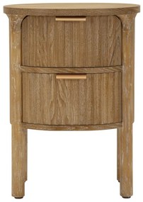 MESA DE CABECEIRA GOTHENBURG 38X34,5X52 CM CASTANHO