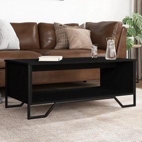 Mesa de centro 100x51x40 cm derivados de madeira preto