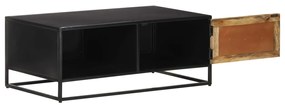 Mesa de centro 90x50x35 cm madeira de mangueira áspera