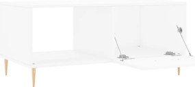 Mesa de centro 90x50x40 cm madeira processada branco