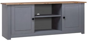 vidaXL Móvel TV 120x40x50 cm madeira de pinho maciça Panama cinzento
