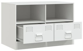 Móvel de TV 67x39x44 cm aço branco