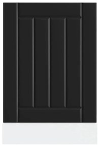 Painel máquina lavar louça Lucca preto derivados de madeira