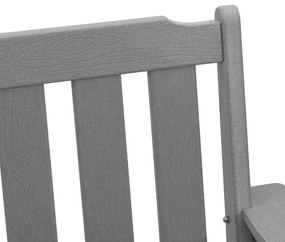Cadeiras de Jantar vidaXL 6 pcs Cinza Claro 65.5x55.5x88 cm HDPE