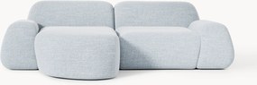 Sofá de canto modular em bouclé Wolke (3 lugares)