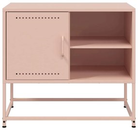 Móvel de TV 68x39x60,5 cm aço rosa