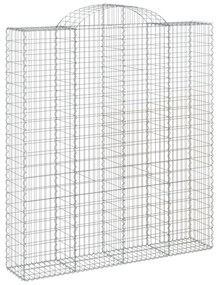 Cestos gabião arqueados 5pcs 200x50x220/240cm ferro galvanizado