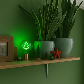 Lâmpada LED E27 de Natal G125 Transparente 1.8W 100 lm