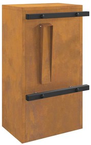 caixa de correio Ferro Enferrujado 30 x 23 x 55 cm Aço corten