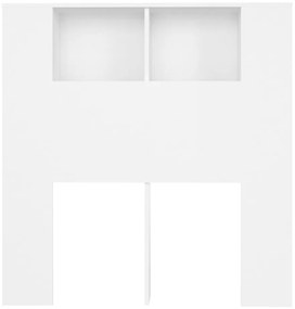 Armário de cabeceira 100x18,5x104,5 cm branco
