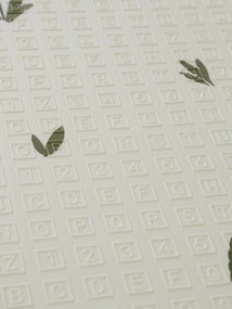 Tapete grande de atividades, dobrável verde