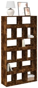 Estante 100x33x187,5 cm derivados de madeira carvalho fumado