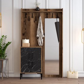 Cabideiro Berlin BC – Nogueira – 120x200x35 cm