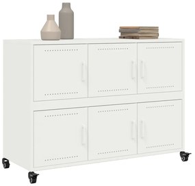 Aparador 100,5x39x72 cm aço branco