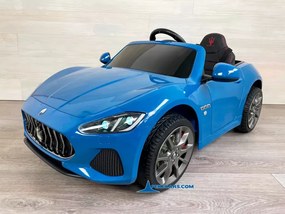 Carro elétrico para crianças Maserati GC Sport 12V 2.4G Azul Metalizado