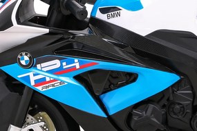 Mota elétrica para Crianças 12V, Rodas	Espuma EVA, assento couro ecológico Azul