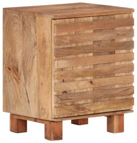 vidaXL Mesa de cabeceira 40x35x51 cm madeira de mangueira maciça