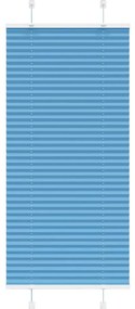 Plissado Cego Azul 65x150 cm Largura Tecido 64,4 cm Poliéster