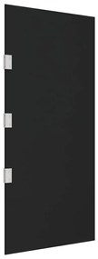 Painel lateral p/ toldo porta 2 pcs vidro temperado preto
