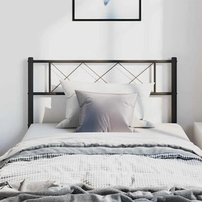 Cabeceira de cama 100 cm metal preto