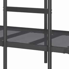 Beliche sem colchão 90x190 cm aço preto