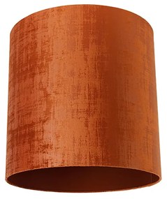 Abajur de veludo vermelho 40/40/40 Clássico / Antigo