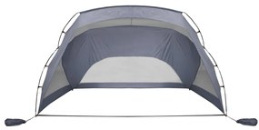 Tenda de praia 274x178x170/148 cm poliéster 185T cinzento