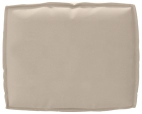 Conjunto de Almofadas para Paletes 2 Peças Taupe em Tecido Oxford