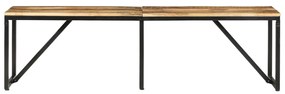 Banco 160x35x46 cm madeira de mangueira maciça