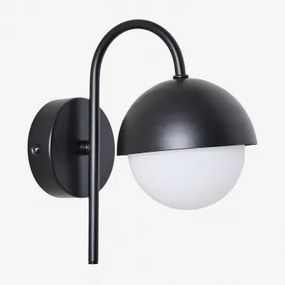 Luminária De Parede De Ferro Birgit Para Banheiro Preto - Sklum