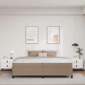 Estrutura de cama com colchão Cappuccino 200 x 200 cm