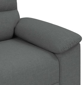 Poltrona 60 cm tecido cinzento-escuro